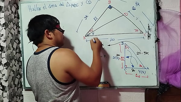 12 Calcula mi X en tri&aacute;ngulo sexual Matem&aacute;tico 