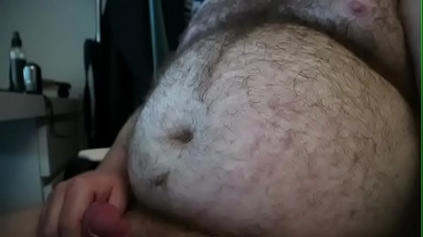 Huge Fat Belly Masturbation 