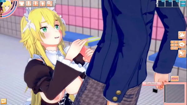 【エロゲーコイカツ！】リゼロ フレデリカ(re Zero Frederica)のおっぱい揉んで仁王立ち手コキフェラ奉仕してもらってからのセックス！爆乳エロアニメ【ヘンタイゲーム】 thumbnail