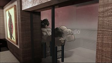 Slut Fucks in Japanese Spa- Roblox Sex 