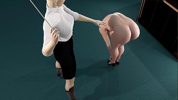 3d Animation - Girl Gets The Cane thumbnail