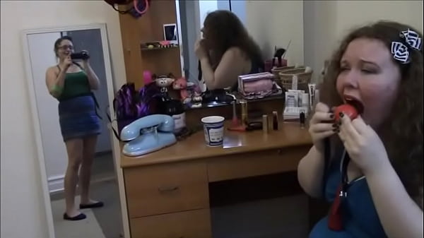 Sexy Redhead Told To Gag Herself By Dominant Girl thumbnail