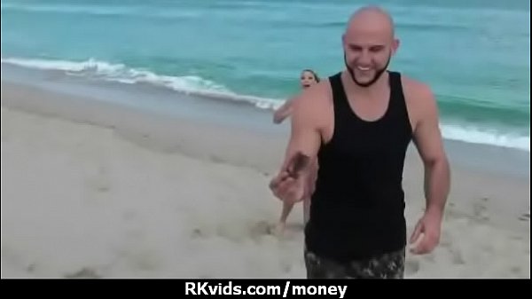 Tight teen fucks a man in front of the camera for cash 27