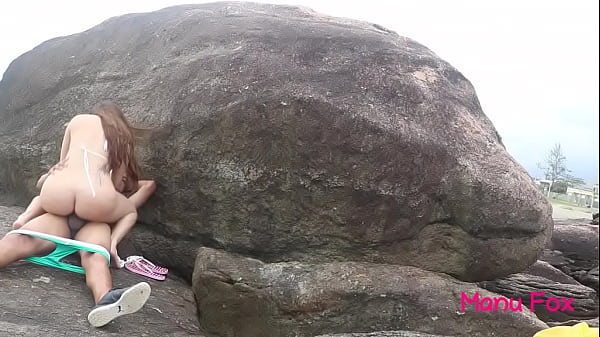 Pornstar Manu Fox Anal Sex With No Condom On The Public Beach thumbnail