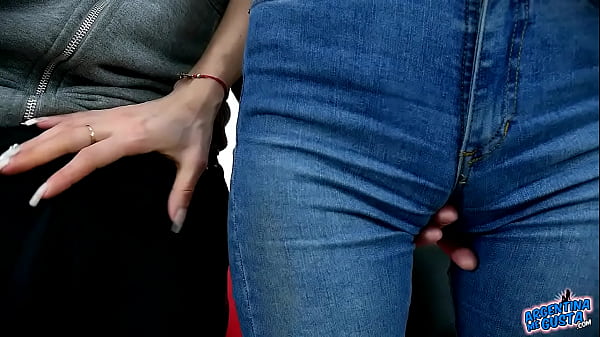 Amazing Camel-toe And Big Butt On Slim Big Boobs Blonde Wearing Tight Jeans! thumbnail
