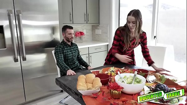 Naomi Hangs Out In The Kitchen With Jasmines And Continues To Service His Meaty Drum Stick thumbnail