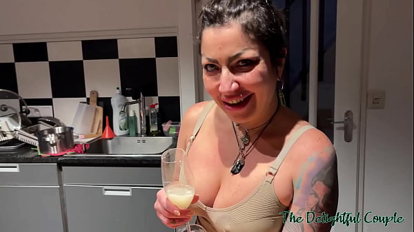 Collected My Cum In A Bottle And She Drank It All After One Month Of Not Seeing Each Other thumbnail