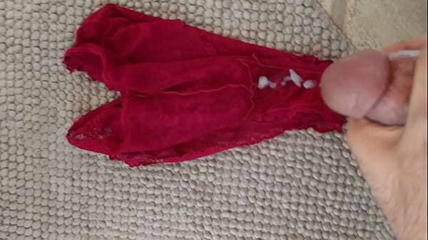 Cumming in aunty'_s pants again