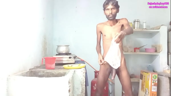 Rajeshplayboy993 cooking aalu curry, fingering in the ass hole, spanking, moaning and cumming