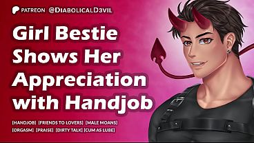 My Girl Bestie is My FWB, and Jerks Me Off in My Car and Make Me Moan and Cum Really Loud 