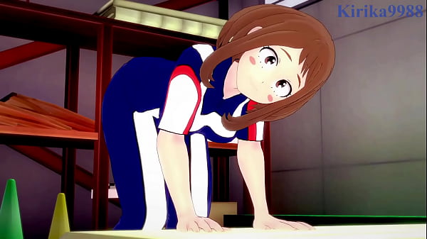 Ochako Uraraka And Izuku Midoriya Intense Sex. - My Hero Academia Hentai thumbnail