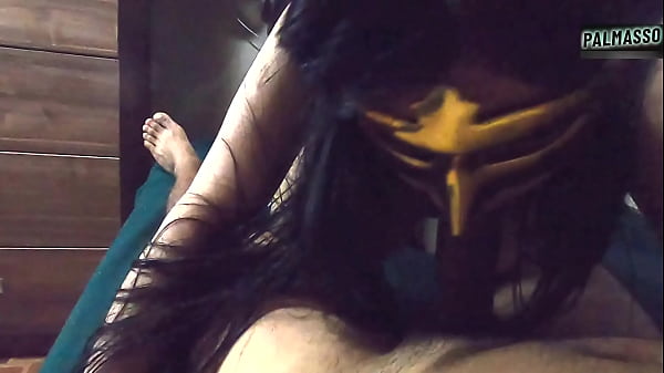 The secretary sucks her boss's cock: "This is my first time sucking someone's cock that isn't my husband's!" "Do you like how I do it? How did I do? Did you like it? Should I continue?" 