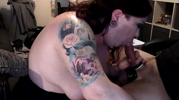 Pumps His Cock &amp His Filthy Slut Gives Him A Blowjob – Pumping Girl BJ Gloves BBW Chubby Sucking Deepthroat Facefucking