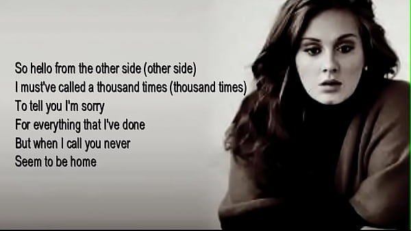 Adele lyrics