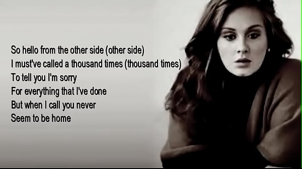 Adele lyrics