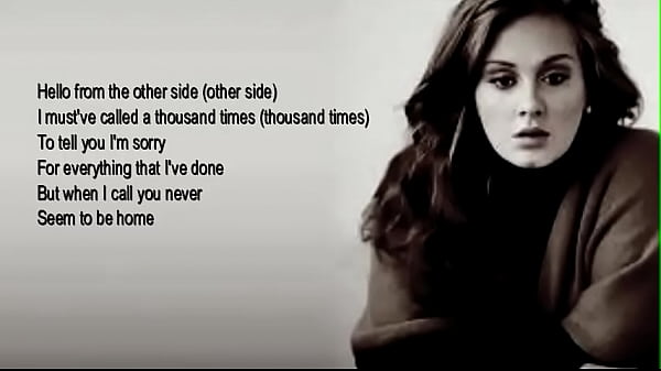 Adele lyrics