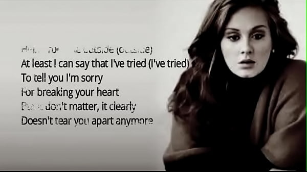 Adele lyrics
