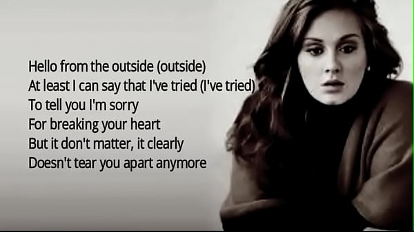 Adele lyrics