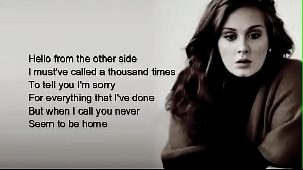 Adele lyrics