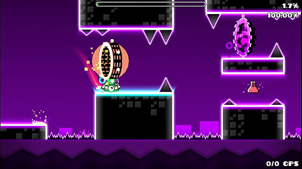 Future funk primer intento 48% geometry dash 