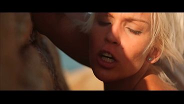 Blonde Strokes a Thick Black Cock on the Cliffside Blonde Strokes a Thick Black Cock on the Cliffside