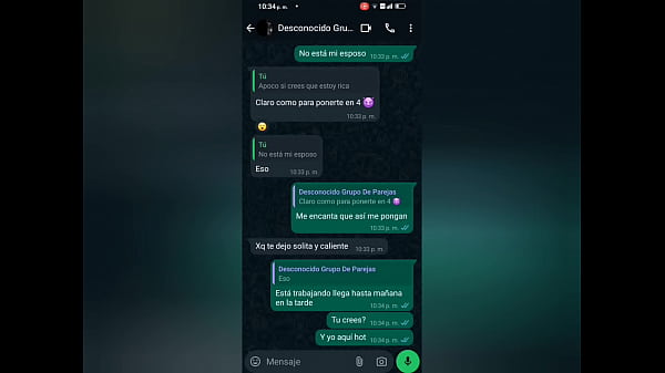 Sharon y un desconocido de un Grupo de WhatsApp viene a mi casa mientras mi esposo trabaja me da verga y unas ricas mamadas de culo todo termina grabado por una camara oculta me convertí_ en su puta