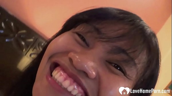 Nonton Big Booty Asian Moans In Pleasure While He Is Drilling Her Tight Wet Pussy. thumbnail