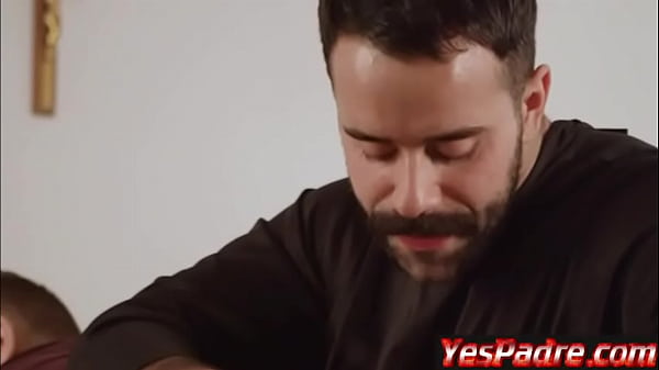 Caught With A Huge Dildo By The Hairy Priest thumbnail