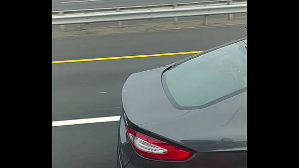 Showing Nice Big Tits On The Road thumbnail