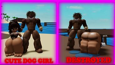 I Met This Cute Dog Girl at the Beach and I Accidentally Creampied Her (ROBLOX BROOKHAVEN)