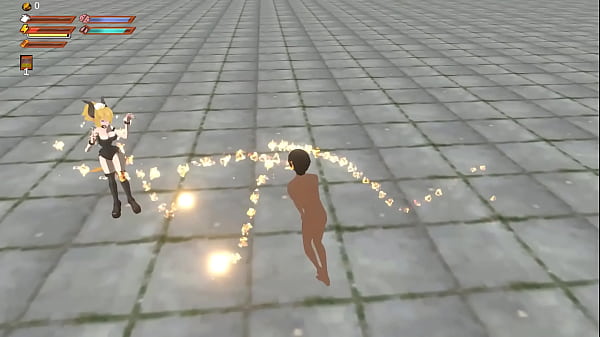 fighting against bowsette sexy gameplay video 