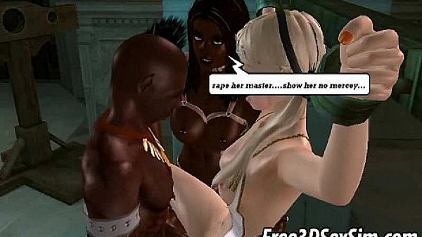 Foxy 3d Blonde Getting Fucked By An Ebony Stud thumbnail