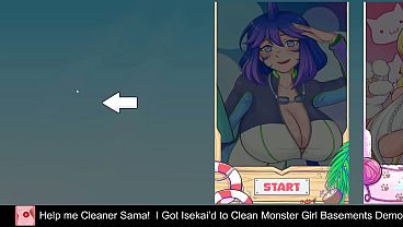 Help me cleaner sama i got isekai&rsquo;d to clean monster girl basements free steam demo game puzzle 2d comedy anime funny visual novel grid based movement mature singleplayer nudity sexual content indie hentai fantasy turn based casu