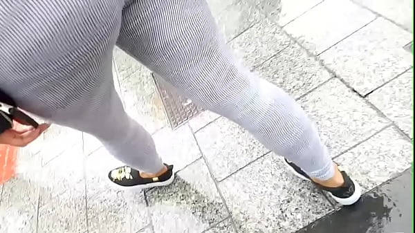 Blonde Chav Pawg Candid, Big Jiggly Ass - Slo Mo thumbnail