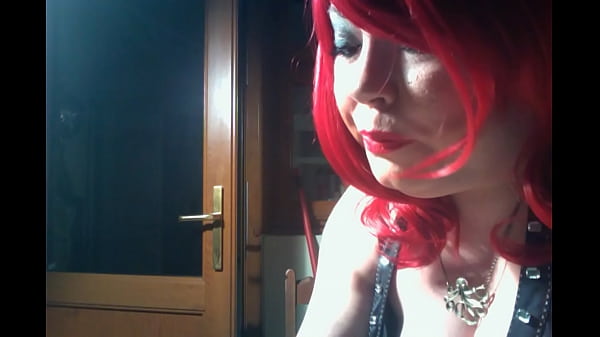 Chubby Domme Smokes A Vogue Cigarette With A Holder With Dangling 