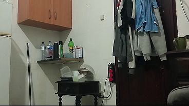 Horny with a big cock getting lubricated