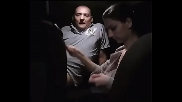 Outside in the night ride fuck and face covered with cum 