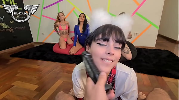 Part 1 - Masturbating While These Babes Have Fun With Each Other thumbnail