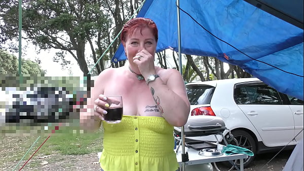 Master Commands Slutty Milf Bitch To Show Off Her Tits & Pussy At Camping Ground thumbnail