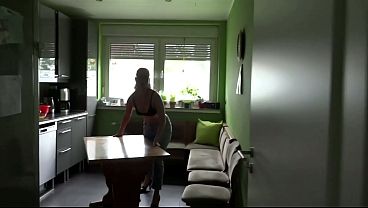 Nonton 2x Facial, 2x Creampie! German Blonde Fucked By Neighbour thumbnail