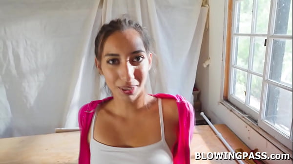 Stepdaughter deepthroating stepdads cock
