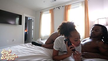 Roommate Couldn'_t Resist Watching w/ Rhae Woods &amp_ Goddess Royale