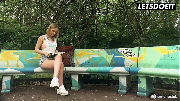 Scene - She Needs Hard Sex With Stud After Sucking His Big Fat Cock - Emily Cutie - Horny Hostel thumbnail