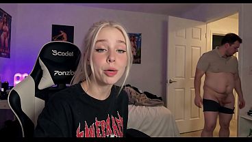 Playing on My PC When Stepdad Starts Fucking Me Senseless