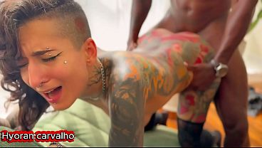 Brasileira Tatuada Em Sexo Hadcore No Pelo Bbc Dotado thumbnail