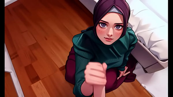 Cartoon Anime Submissive Muslim Wife Sucks My Dick Wearing Hijab Because I Told Her To thumbnail