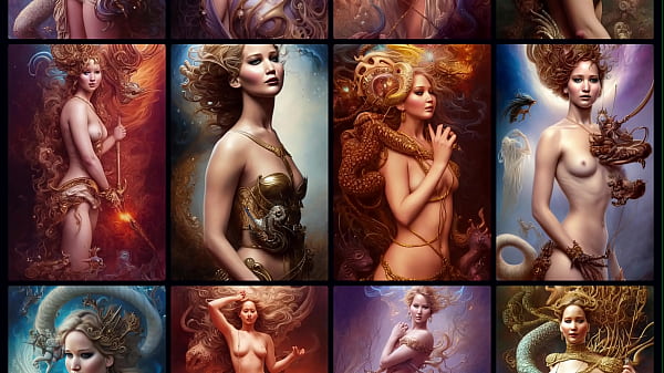 Jennifer Lawrence Tribute Fine Art Nude Gallery thumbnail