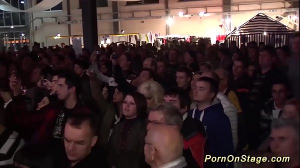 Wild Lesbian Pornshow In Public thumbnail