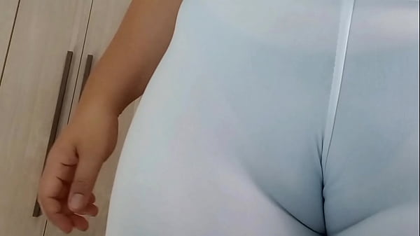 Cameltoe In A White Legging thumbnail