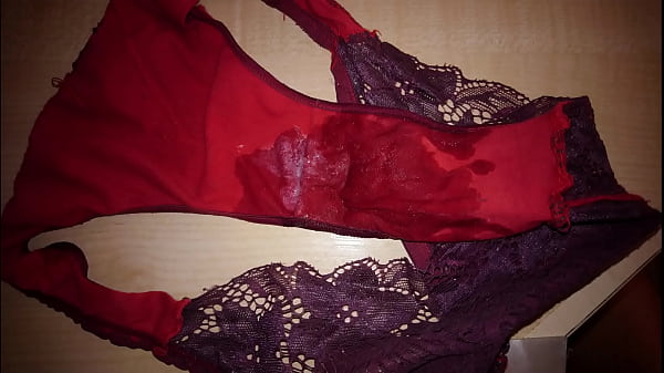 GF' dirty stained panties full of my cum